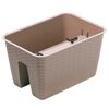 Doniczka balkonowa 39.6 x 27.2 cm plastikowa beżowa RATOLLA DRLB400 7529U PROSPERPLAST