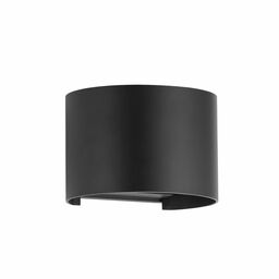 Kinkiet zewnętrzny Roxbury czarny okrągły IP54 LED Inspire	