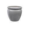 Doniczka ceramiczna 22 cm szara MUZA 4 J22 EKO-CERAMIKA