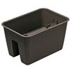 Doniczka balkonowa 39.6 x 27.2 cm plastikowa beżowa RATOLLA DRLB400 7529U PROSPERPLAST