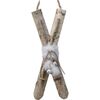 Zawieszka narty drewniane 8 cm 1 szt.