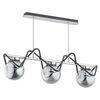 Lampa wisząca Sagito Ponte czarna z chromem 3 x E14 Alfa