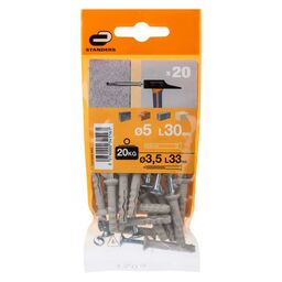 Kołek do szybkiego montażu 5 x 30 mm 20 szt. Standers
