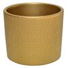 Osłonka ceramiczna 11.9 cm złota WALEC