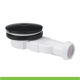 Odpływ brodzika 90 mm SLIM czarny mat WIRQUIN