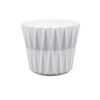 Osłonka ceramiczna 12 cm biała GEOMETRIC 1 J15 EKO-CERAMIKA