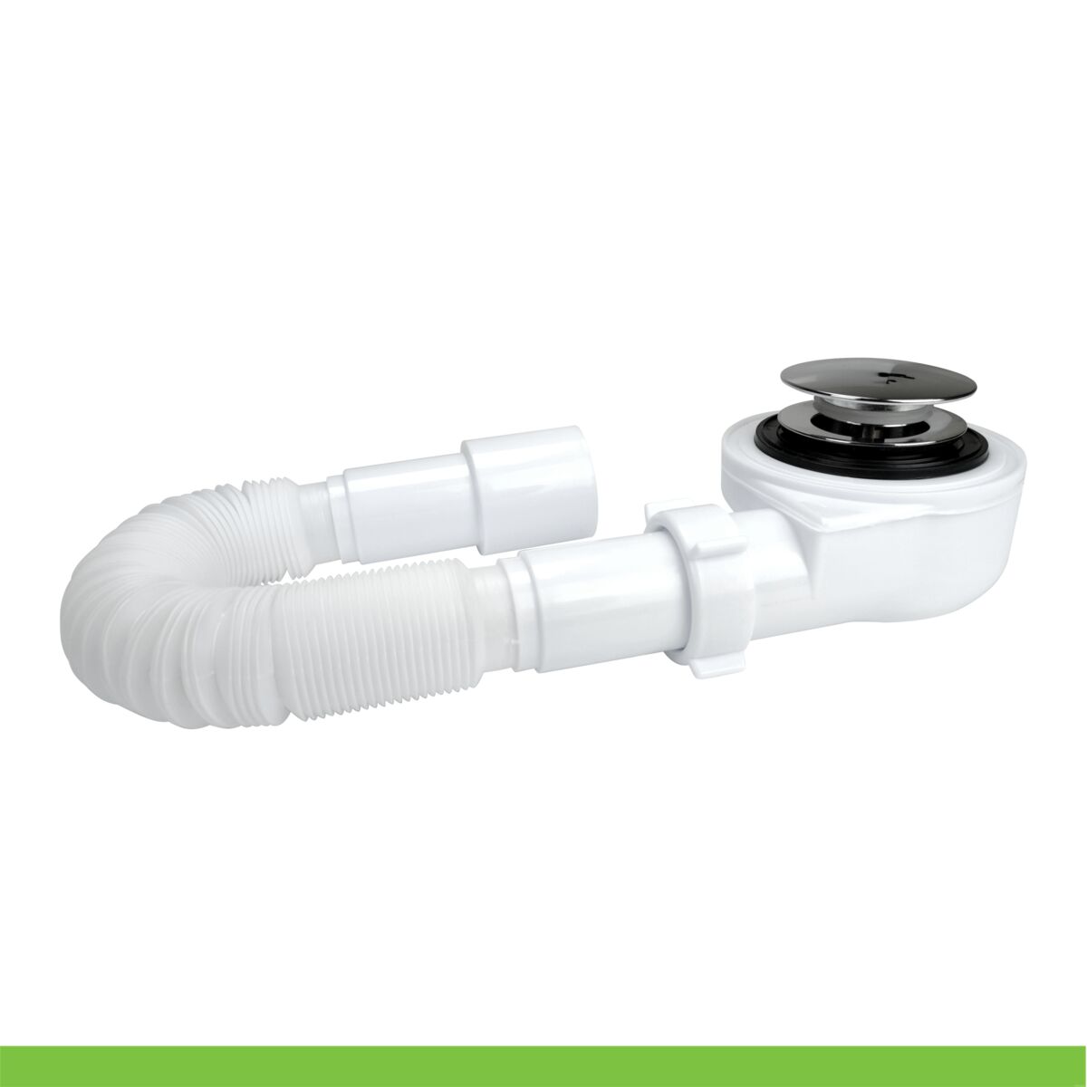 Syfon brodzika 50 mm KLIK-KLAK chrom ANIPLAST