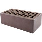 Cegła klinkierowa drążona brązowa NF 24 x 11,5 x 7,1 cm KAMINOO