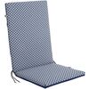 Poduszka na krzesło 44 x 107 x 4 cm CINO granatowa PATIO