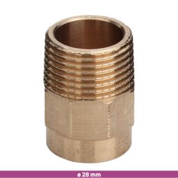 Nypel 28 mm - GZ3/4" VIEGA