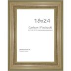 Ramka SYRIUSZ 18 x 24 cm srebrna drewniana