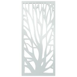 Panel ażurowy Drzewo Biały półmatowy 90 x 200 cm