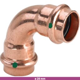 Kolano 90° 28 mm LW/LW PROFIPRESS W VIEGA