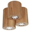 Oprawa stropowa natynkowa WOODDREAM dąb 3 x GU10 SPOT-LIGHT