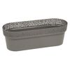 Skrzynka balkonowa 50 x 19.5 cm plastikowa antracytowa ROSA