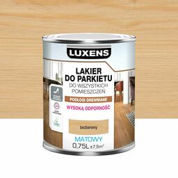 Lakier do parkietu 0.75 l Bezbarwny Mat Luxens