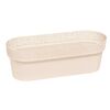 Skrzynka balkonowa 50 x 19.5 cm plastikowa beżowa ROSA LAMELA