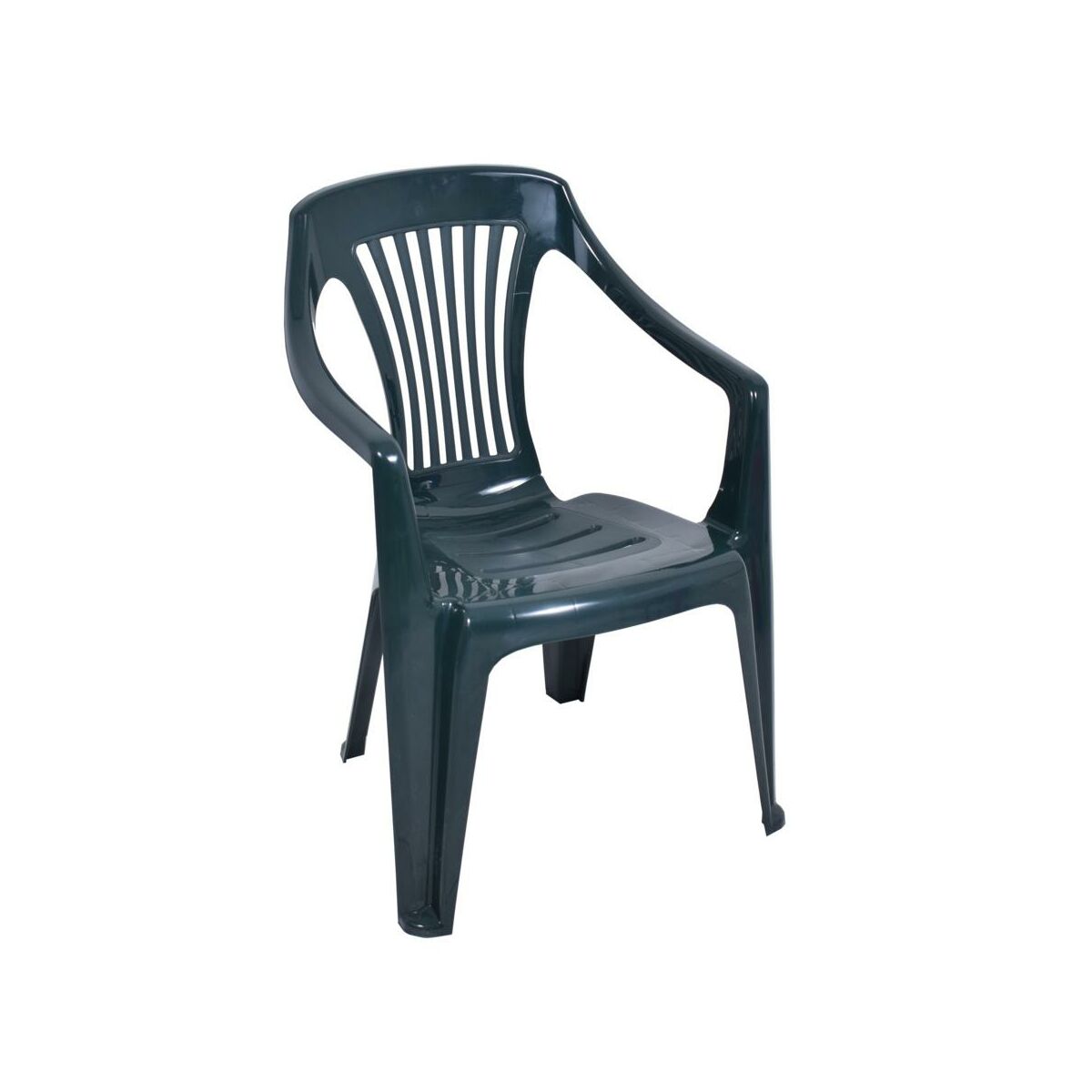 Krzesło ogrodowe Piryt plastikowe zielone Ołer Garden