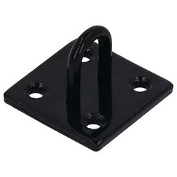 Oczko na płytce 50x50x5 mm czarne