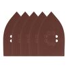 Papier ścierny ŻELAZKO 8 OTW 105X175MM P180 175 x 105 mm P180 DEXTER