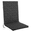 Poduszka na krzesło 44 x 107 x 4 cm CINO czarna PATIO