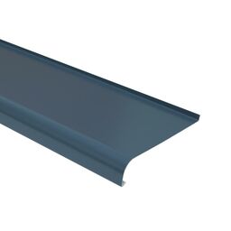 Parapet zewnętrzny stalowy grafitowy 150x20x0.5 cm Domidor