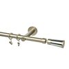 Karnisz DANCE ABRA 200 cm pojedynczy satyna 19 mm metalowy