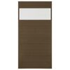 Płot kompozytowy WPC CIEMNY BRĄZ 86.5x173 cm WINFLOOR