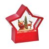 Figurka gwiazda podświetlana 17 cm 1 szt. czerwona