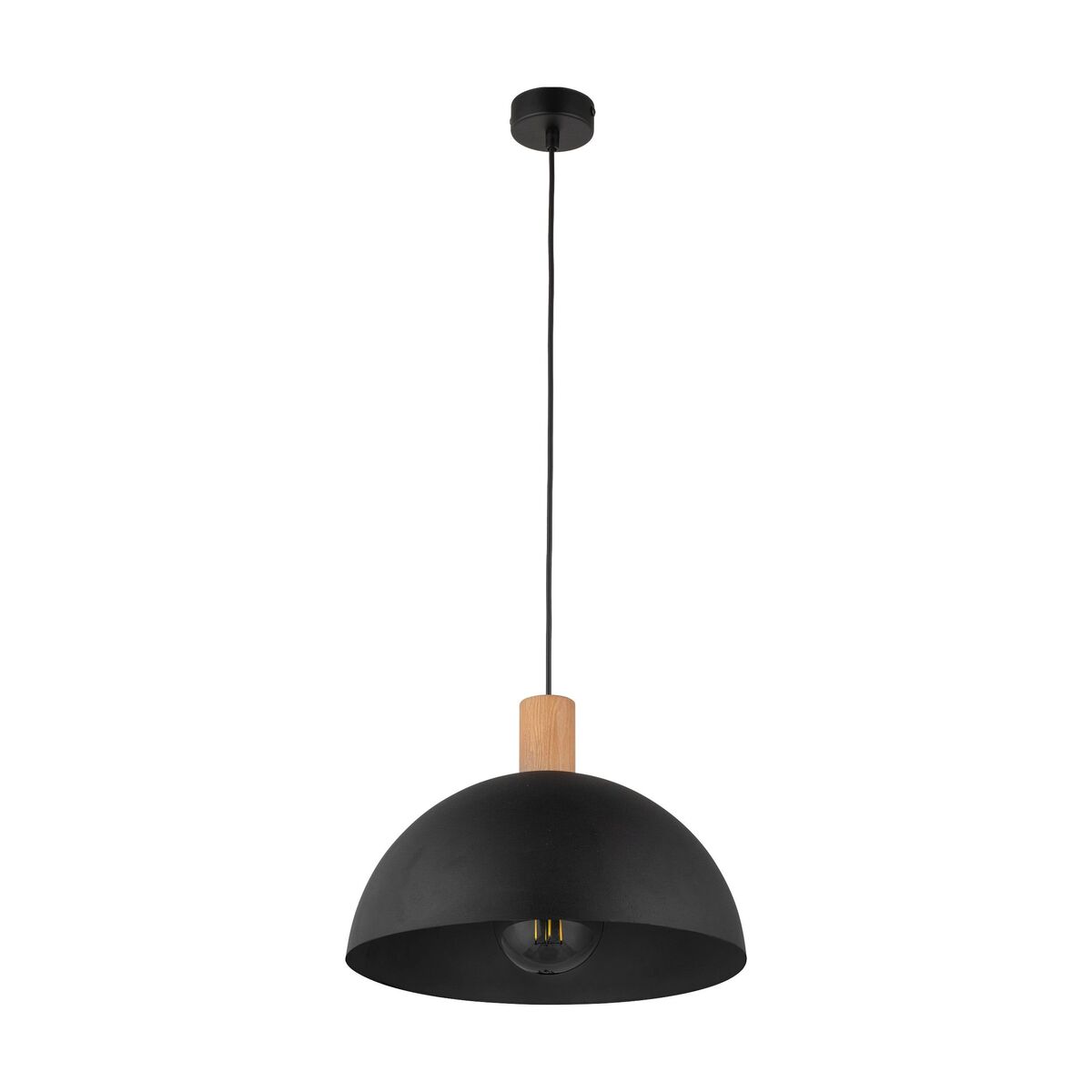 Lampa wisząca Oslo czarna E27 Tk Lighting