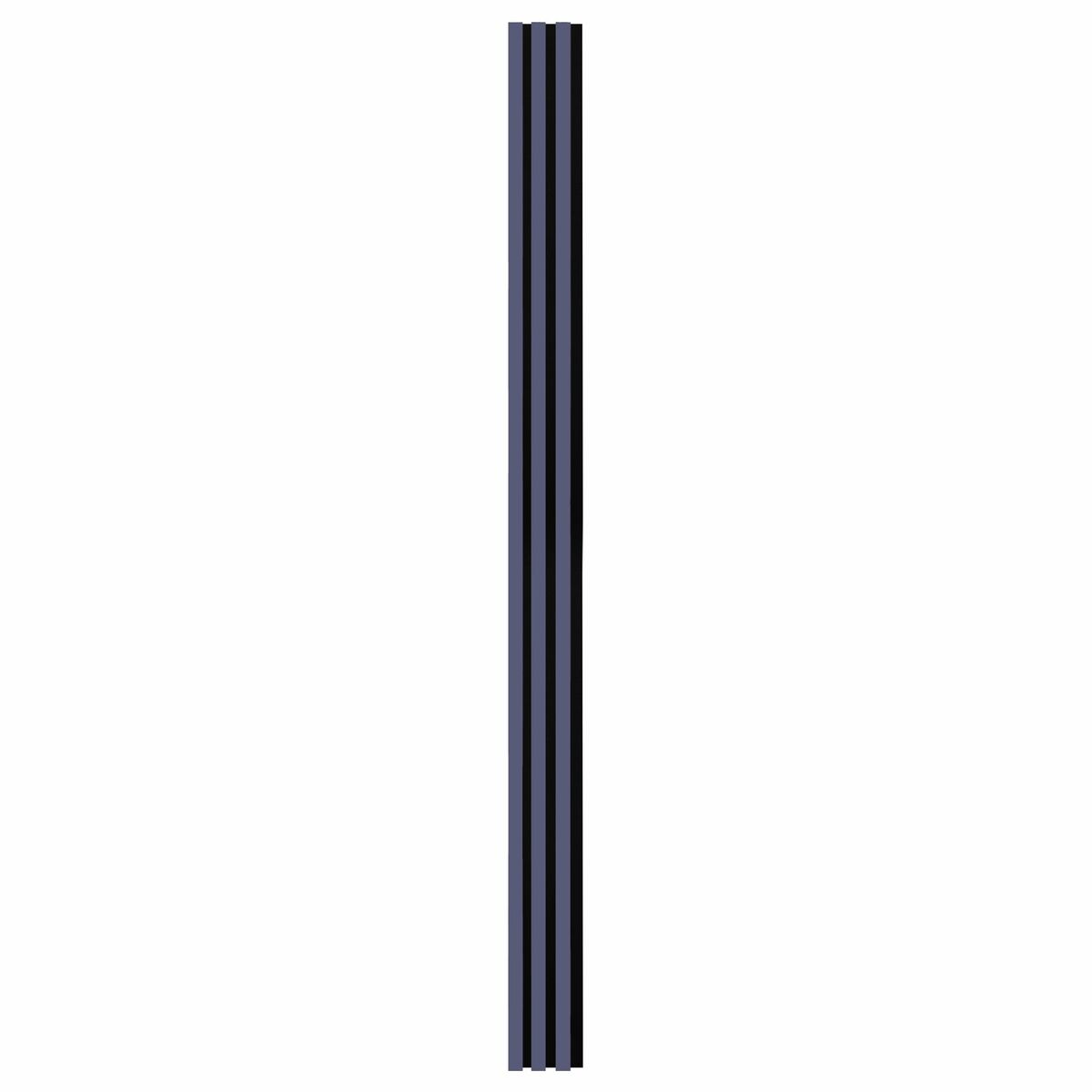 Panel ścienny 3D lamel na filcu akustyczny 265x15 cm Indigo Fllow