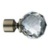 Końcówka ANTYCZNA STAL KULA CRYSTAL dł. 8 cm STOL-KAR