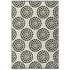 Dywan CIRCLE biały i czarny 160 x 230 cm wys. runa 9 mm MULTI-DECOR