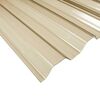 Płyta trapezowa PVC Brązowa 250 x 90 cm