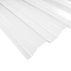 Płyta trapezowa PVC Przezroczysta 250 x 90 cm