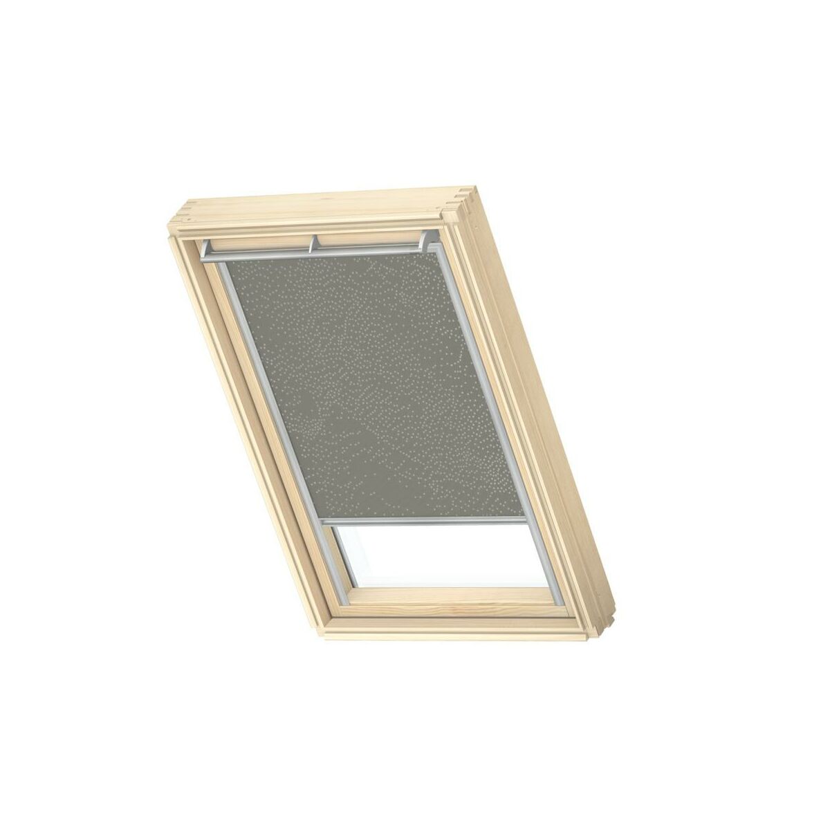 Roleta zaciemniająca do okna dachowego 78x118 cm khaki z aluminiową ramą Velux