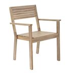 Fotel ogrodowy SOlaris 57.5 x 84 cm drewniany Naterial