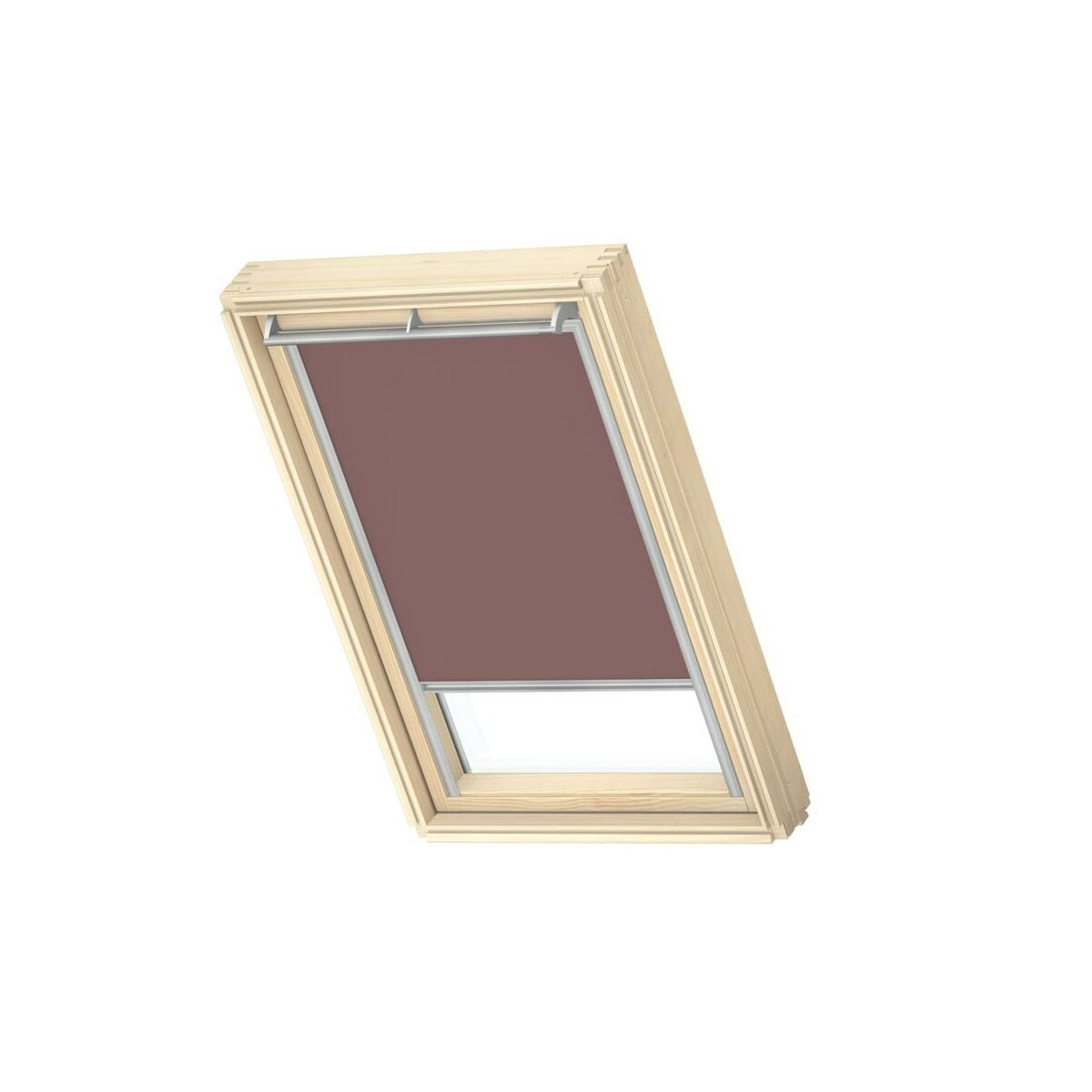 Roleta zaciemniająca do okna dachowego 78x140 cm różowa z aluminiową ramą Velux
