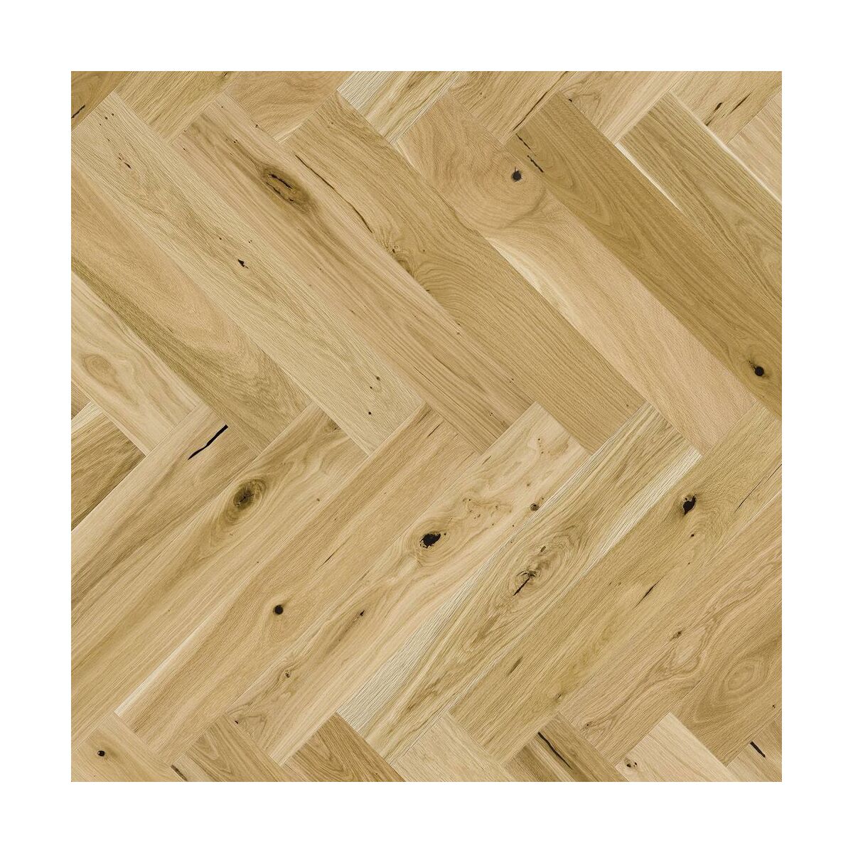 Podłoga drewniana deska trójwarstwowa jodełka klasyczna dąb country olejowana 1-lamelowa 14 mm Barlinek