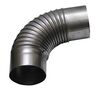Kolano CZARNE 118MM 90˚ ART MET
