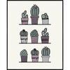 Deco Panel KAKTUSY 51 x 41 cm KNOR