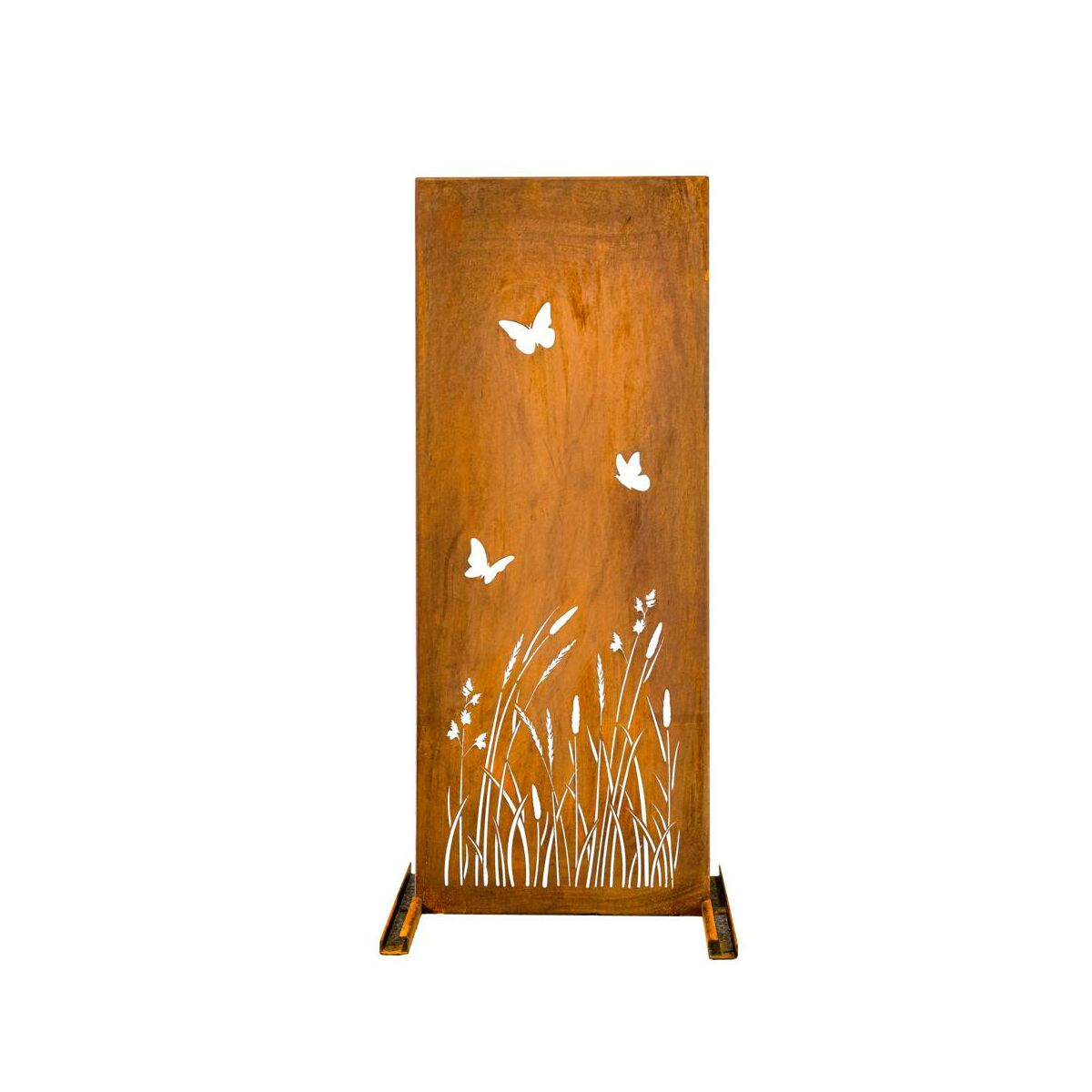 Panel osłonowy Corten łąka 39x98 cm stalowy  Forest Style