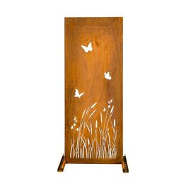 Panel osłonowy Corten łąka 39x98 cm stalowy  Forest Style