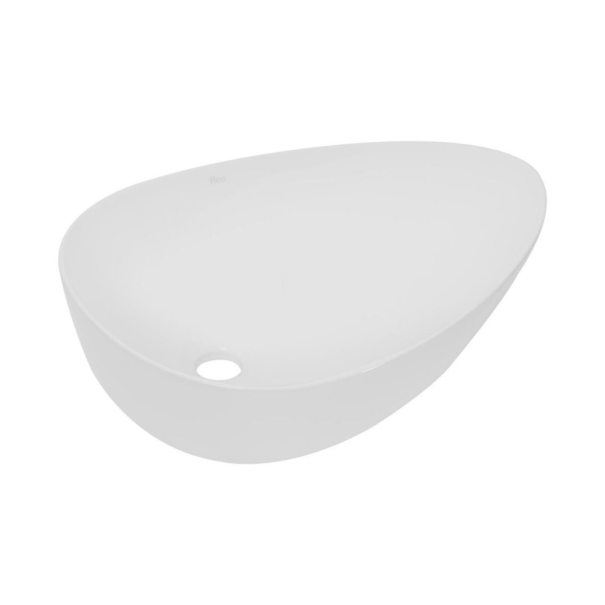 Umywalka ceramiczna nablatowa Greta 56 x 39 Rea
