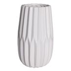 Wazon ceramiczny ONTARIO wys. 20 cm biały
