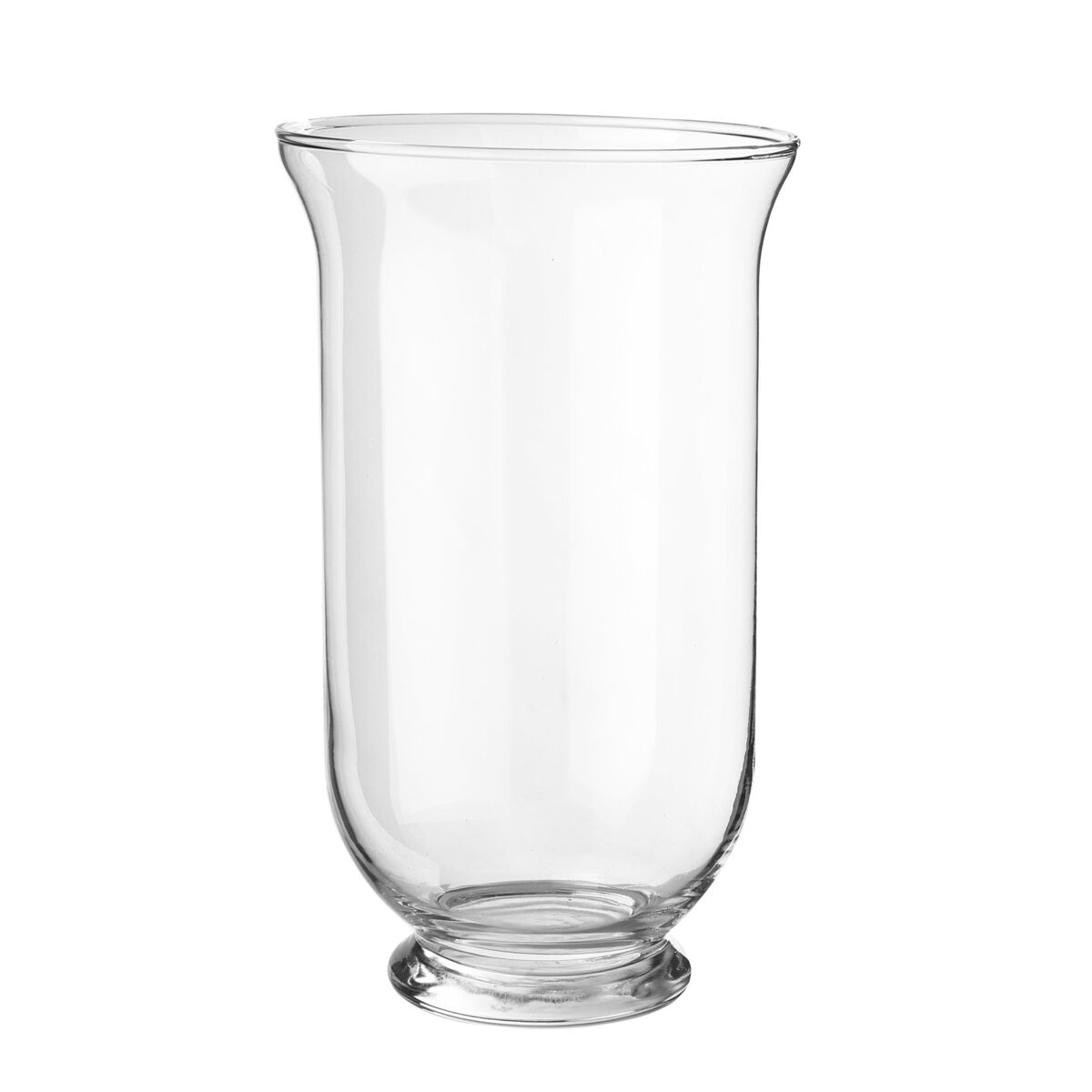 Lampion/Wazon szklany wys. 25 cm transparentny