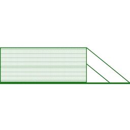 Brama przesuwna Stark 3D 4x1,7 m prawa zielona Polbram