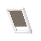 Roleta zaciemniająca do okna dachowego 78x140 cm szara z białą ramą Velux