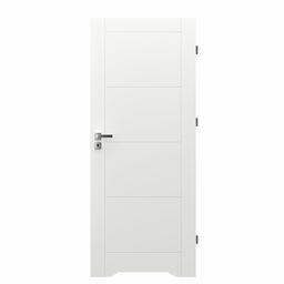 Drzwi wewnętrzne łazienkowe z podcięciem wentylacyjnym Trim W 60 Prawe Białe