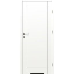 Drzwi wewnętrzne łazienkowe z podcięciem wentylacyjnym Pero Białe 90 prawe Artens